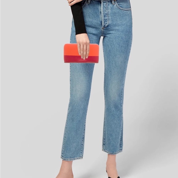 Celine Handbags - Celine Large Zippered Leather Bicolor Wallet from the 2012 Collection